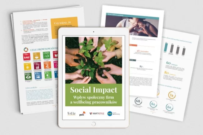 Raport Social Impact. Wpływ społeczny firm a wellbeing pracowników