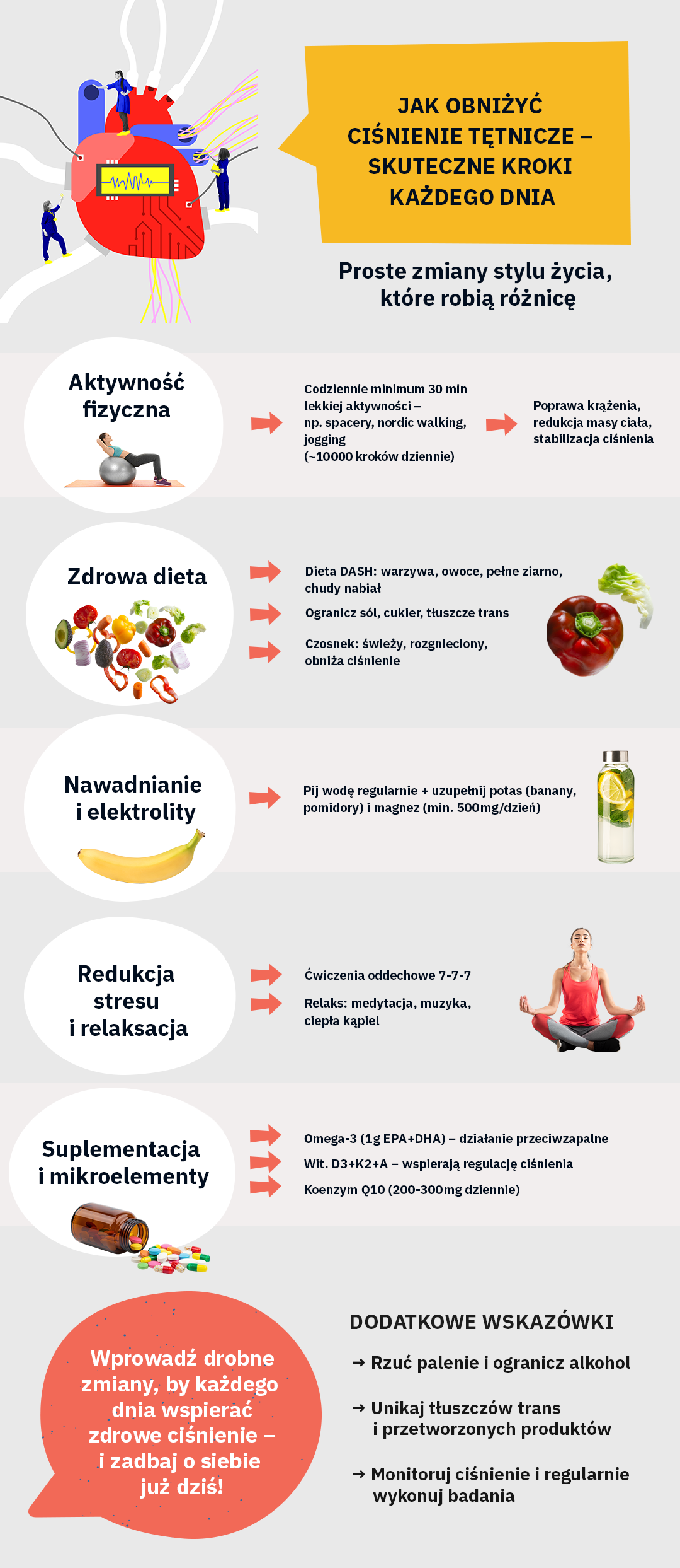 Ciśnienie - jak je obniżyć?